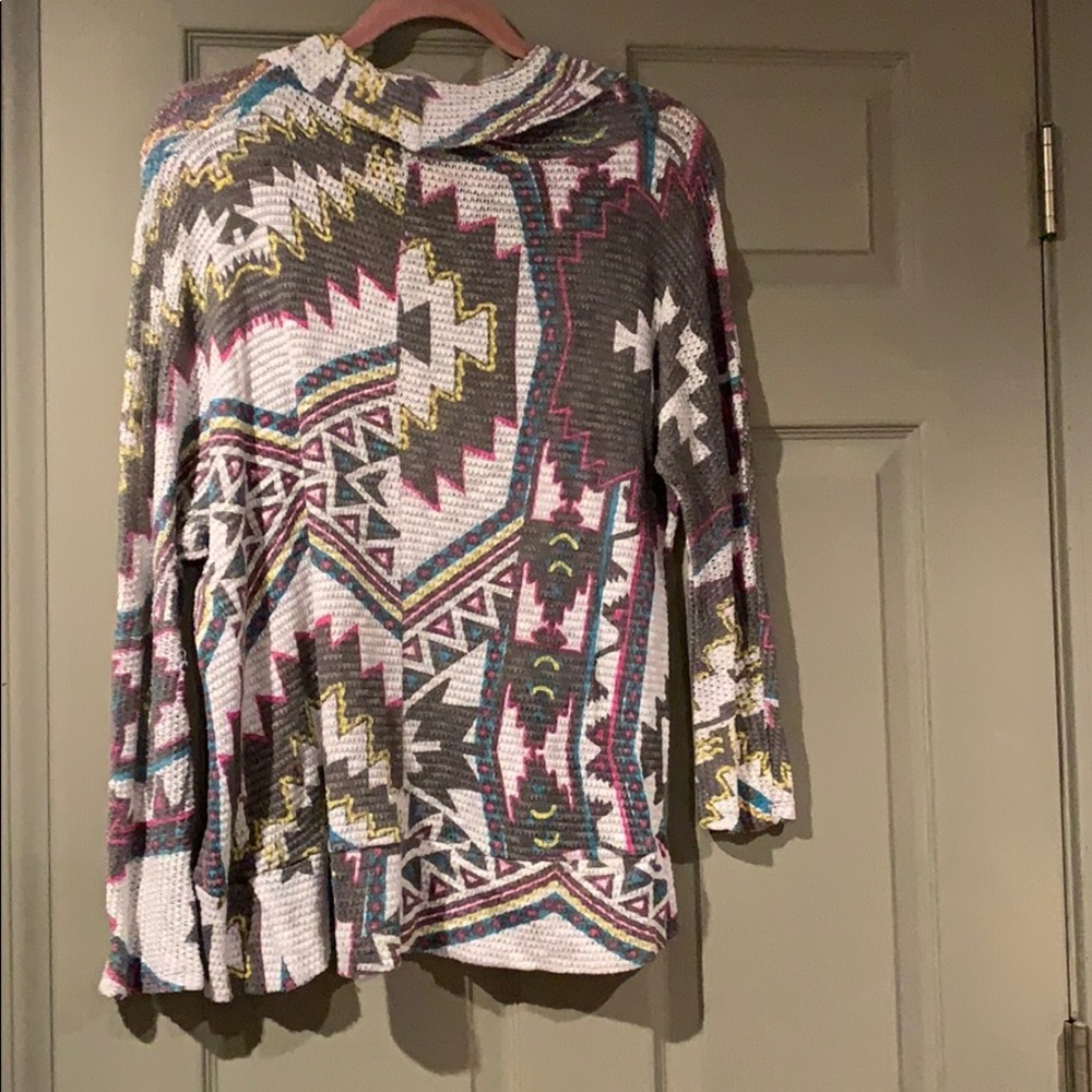 Aztec Print Cardigan - Picture 2 of 2